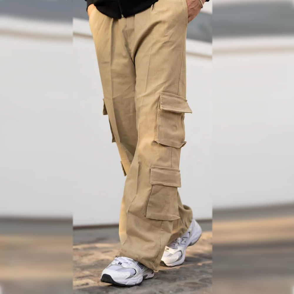 شلوار کارگو خاکی